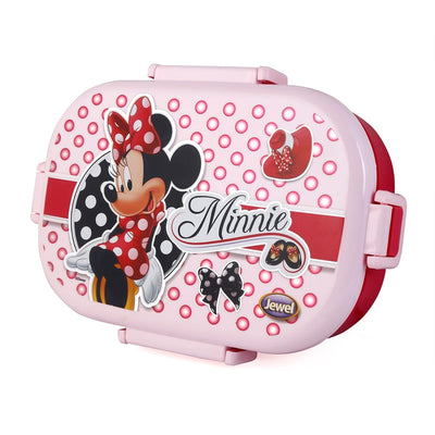 Original Licensed Disney Clip Fresh Insulated Inner Steel Lunch Box (Rounded) - Minie Mouse