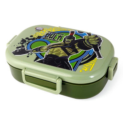 Original Licensed Disney Clip Fresh Insulated Inner Steel Lunch Box (Rounded) - Hulk