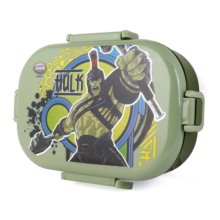 Original Licensed Disney Clip Fresh Insulated Inner Steel Lunch Box (Rounded) - Hulk