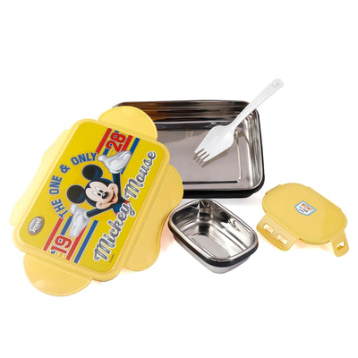 Original Licensed Disney Clip Fresh Insulated Inner Steel Lunch Box - Mickie Mouse