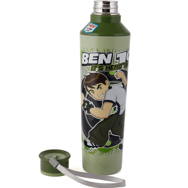 Original Licensed Elements Inner Steel Cartoon Bottle - Ben 10