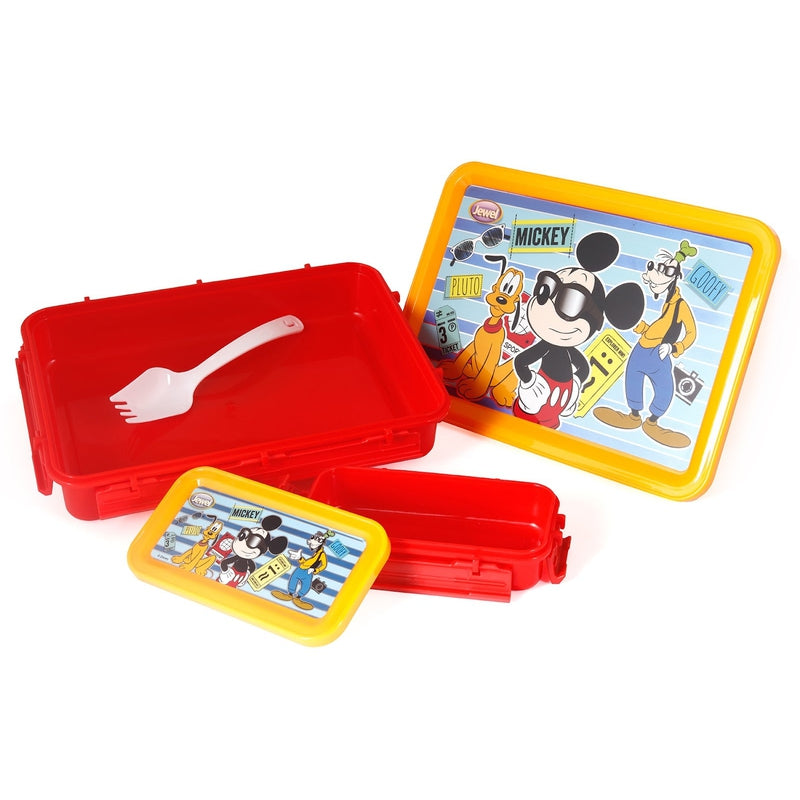 Original Licensed Disney Clip Lock Slim Lunch Box - Mickie Mouse