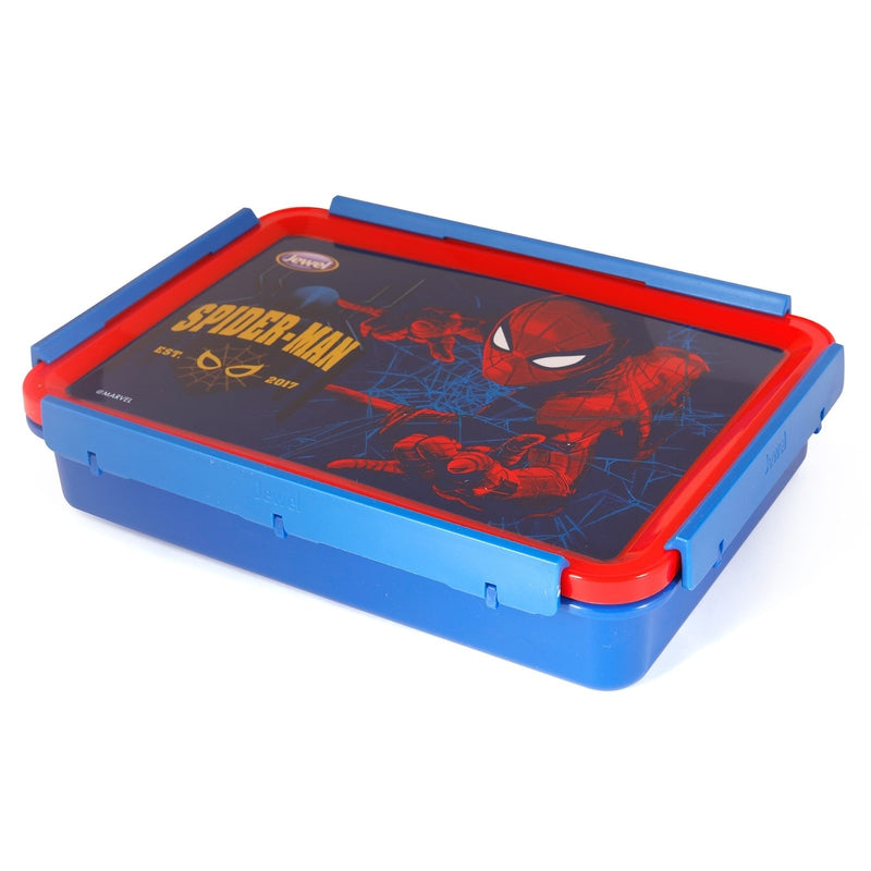 Original Licensed Disney Clip Lock Slim Lunch Box - Spiderman