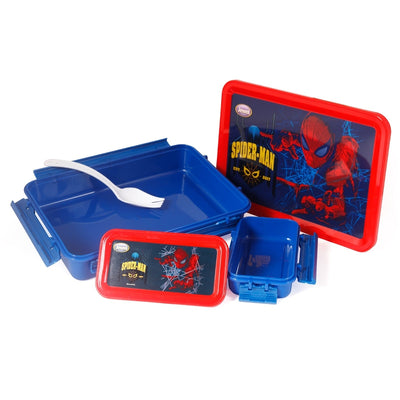 Original Licensed Disney Clip Lock Slim Lunch Box - Spiderman