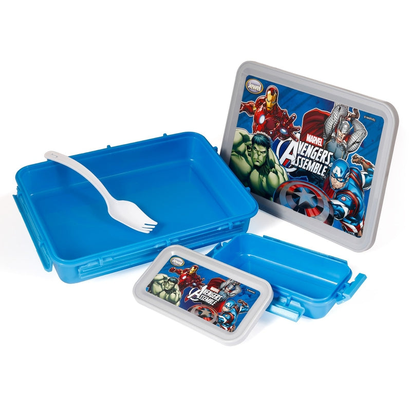 Original Licensed Disney Clip Lock Slim Lunch Box - Avengers