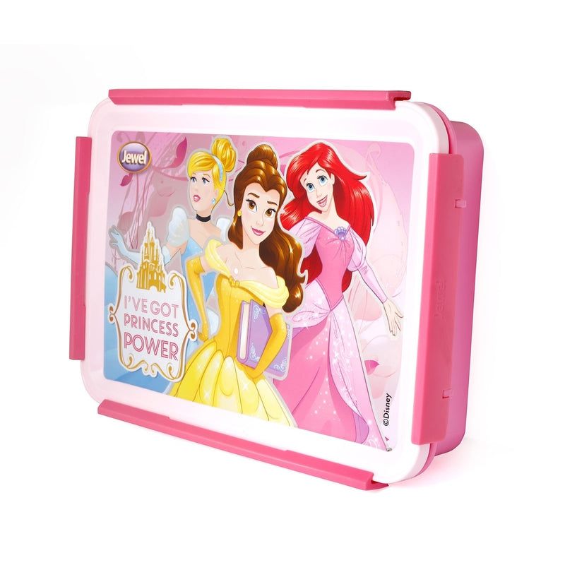 Original Licensed Disney Clip Lock Slim Lunch Box - Disney Princess