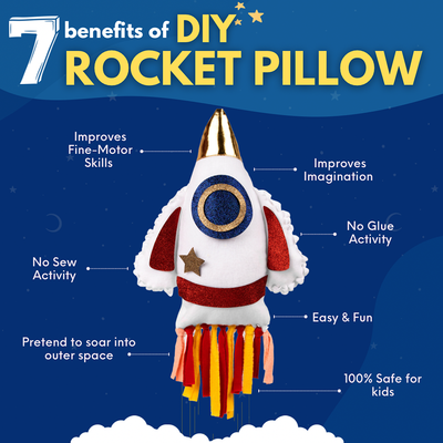 Make Your Rocket Pillow (DIY Easy To Make Activity Kit)