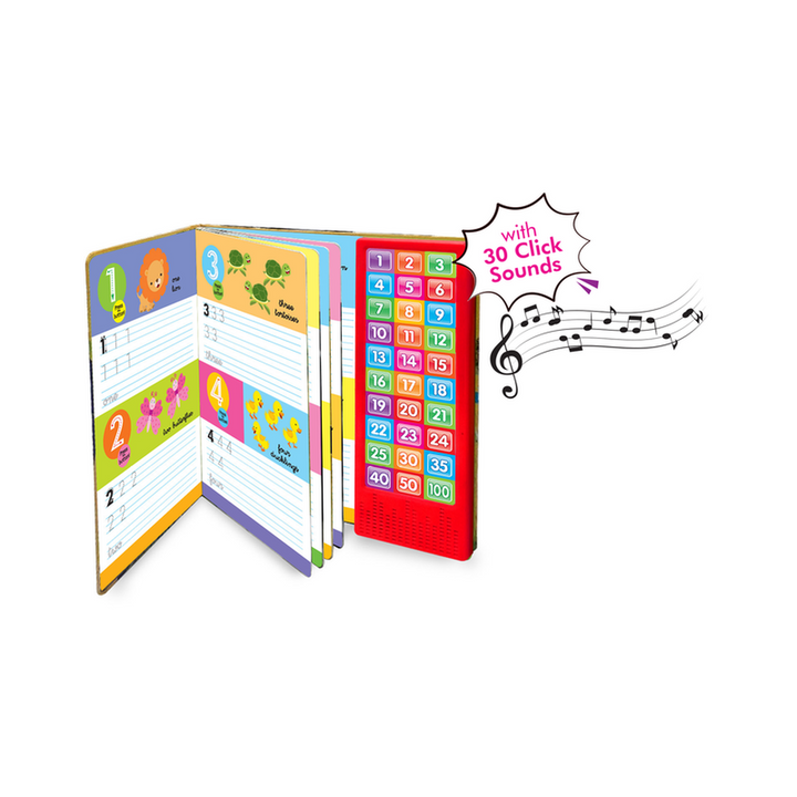 Hello Friend Write & Wipe Sound Book: My Noisy Numbers with 30 Musical Clicks (2-5 Years)