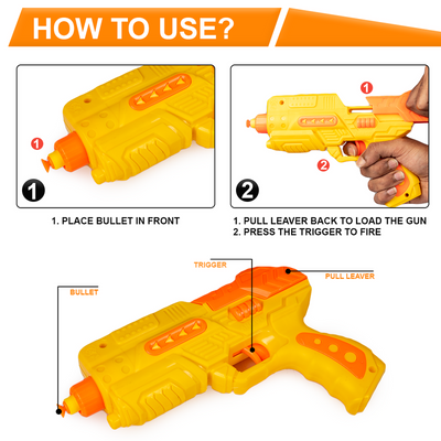 Apache Air Striker Soft Blaster with 10 Darts (Anmol Toys)