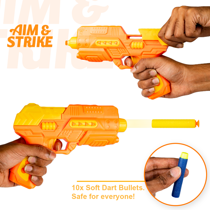 Apache Air Striker Soft Blaster with 10 Darts (Anmol Toys)