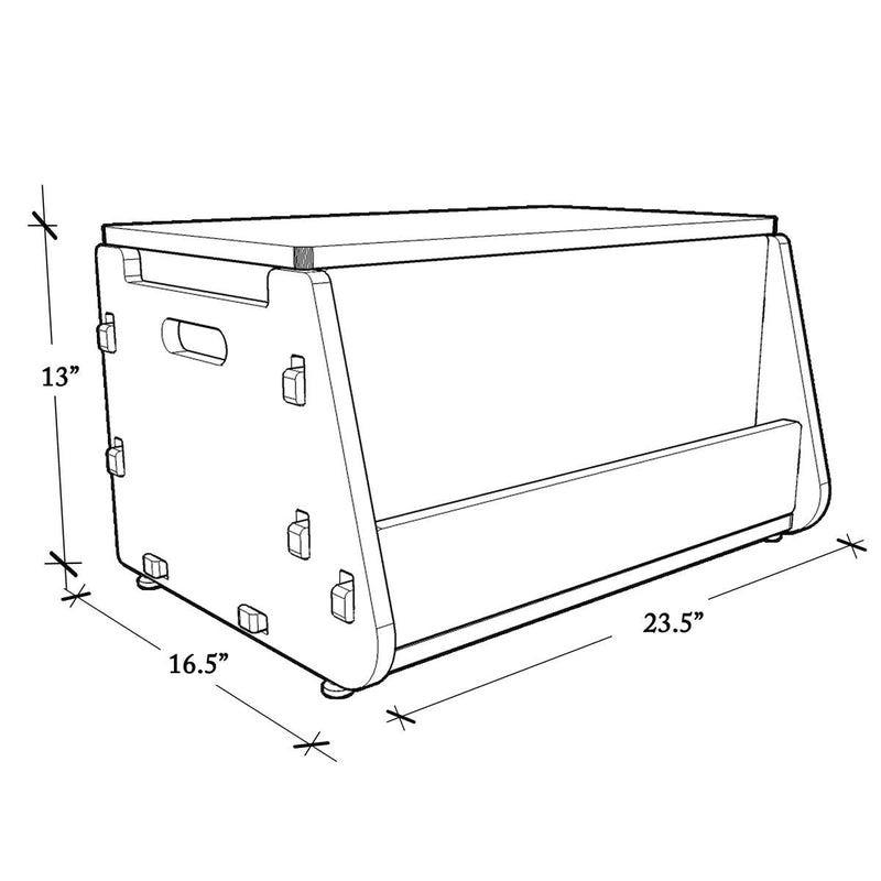 Aqua Plum Toy Chest(Natural) COD not available