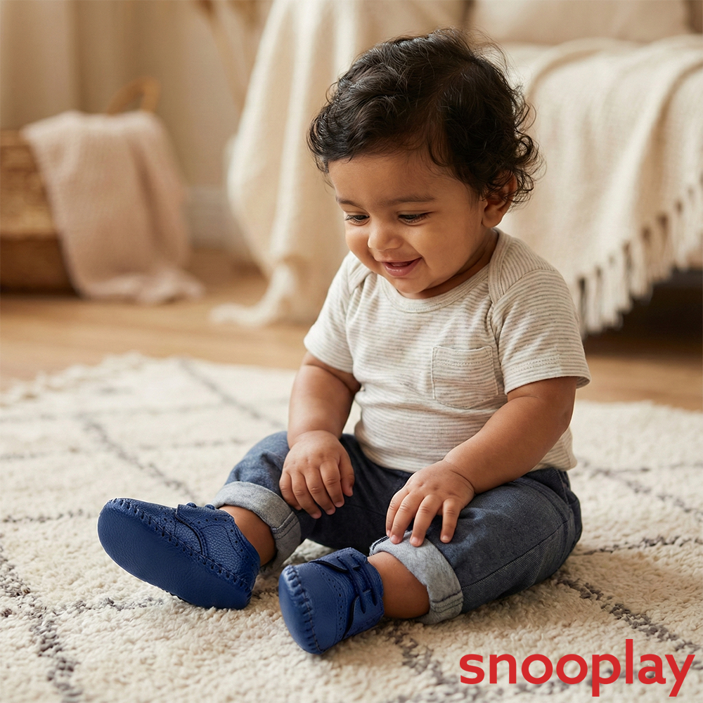 Baby Doe Blue Brouges Shoes