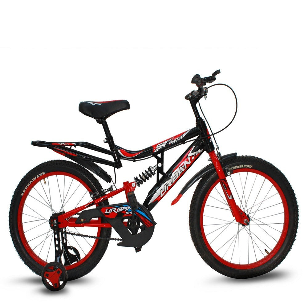 Shoker 20T Cycle (Frame Size - 12, 20 Inch) | Black and Red (COD not Available)