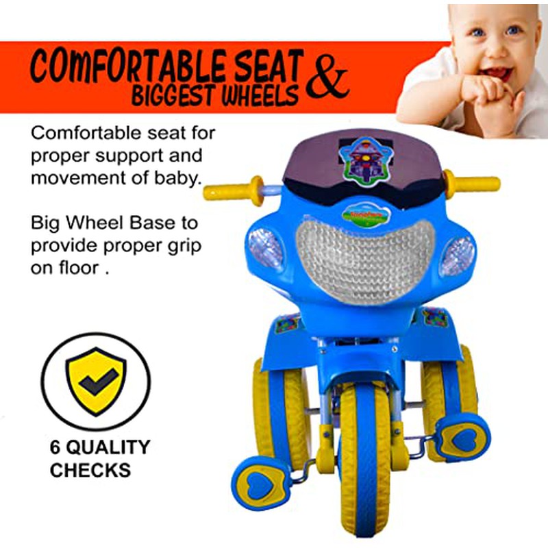 Toysphere Victor Heavy Duty Tricycle for Kids | Blue | COD not Available