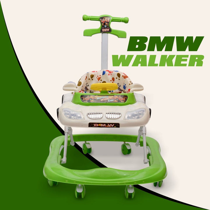 Musical Activity Walker with Light & Sound (9 Months to 1.5 Years) | COD Not Available | BMW | Green