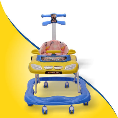 Musical Activity Walker for Kids | BMW (Blue and Yellow)