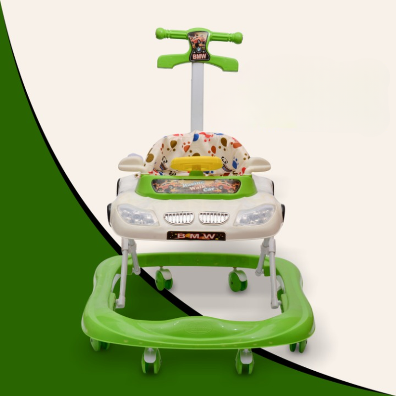 Musical Activity Walker with Light & Sound (9 Months to 1.5 Years) | COD Not Available | BMW | Green