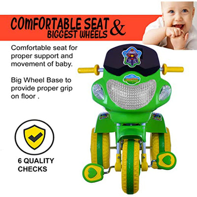 Toysphere Victor Heavy Duty Tricycle for Kids | Green | COD not Available
