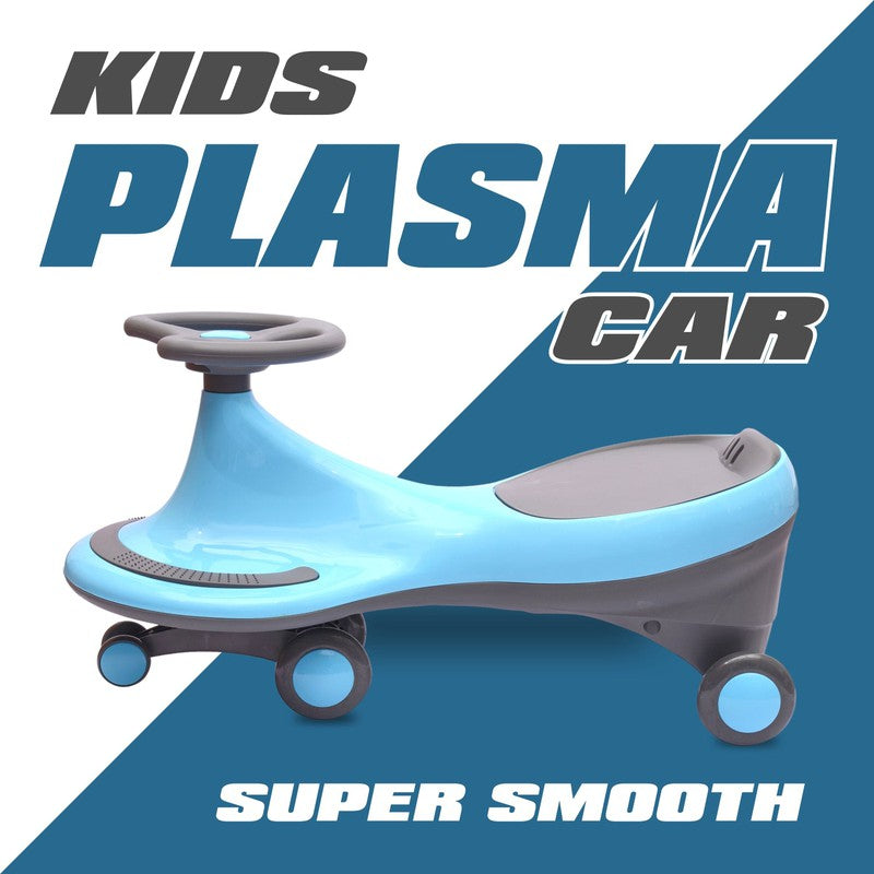 Non Battery Operated Ride On | Plasma Non Electric Magic Car  (Black, Blue) | COD not Available