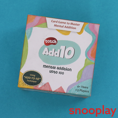 Totch Mental Addition Card Game | 66 Cards, 1 Mat, 1 Booklet and Online Expert Content