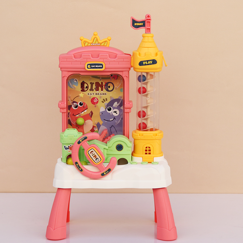 Dinosaur Bead Catcher Playset Game with 22 Multicolour Balls, Light & Music (8-10 Years)