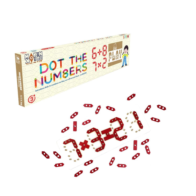 STEM Dot the Numbers Math Puzzle