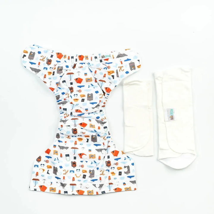 Beelittle Cloth Diapers for Newborn (Weight Upto 6 kgs)