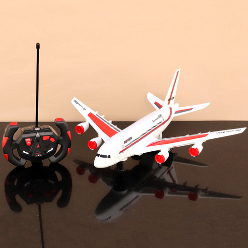 Multi Directional Remote Control Airplane Moving Toy with Light & Sound (5-10 Years)