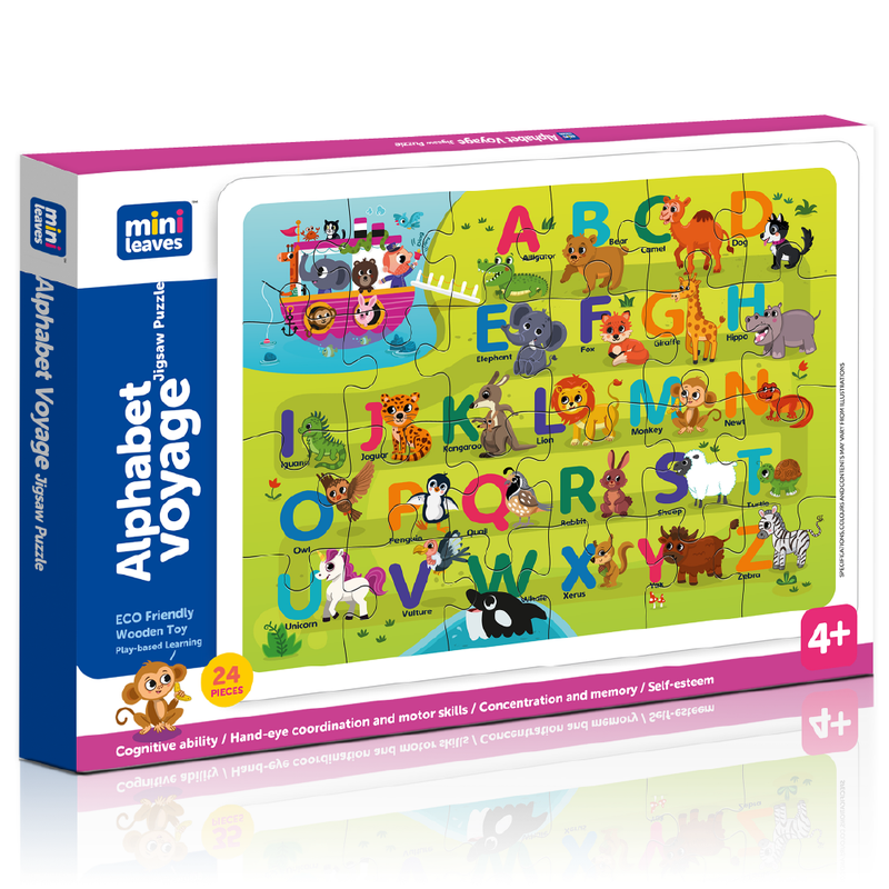 Alphabets Voyage Jigsaw Puzzle 24 Piece Puzzle for Kids