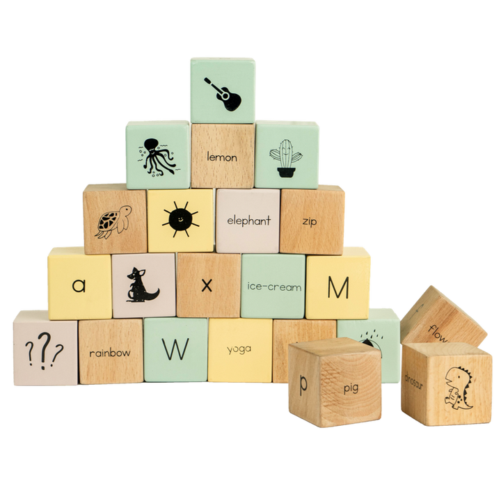 Alphabet Wooden Blocks (26 Pieces)