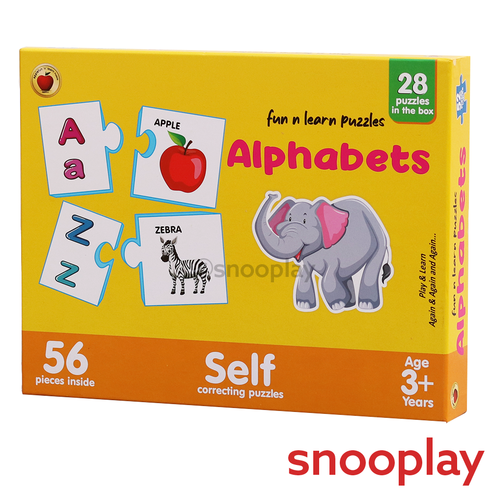 Applefun 'n' Learn 56 Pieces Fun n Learn Alphabets Puzzle (3-5 Years)