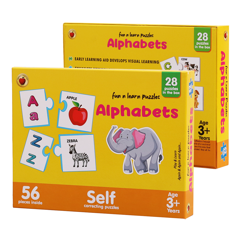 Applefun 'n' Learn 56 Pieces Fun n Learn Alphabets Puzzle (3-5 Years)