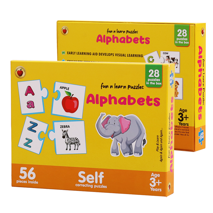 Applefun 'n' Learn 56 Pieces Fun n Learn Alphabets Puzzle (3-5 Years)