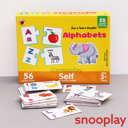 Applefun 'n' Learn 56 Pieces Fun n Learn Alphabets Puzzle (3-5 Years)