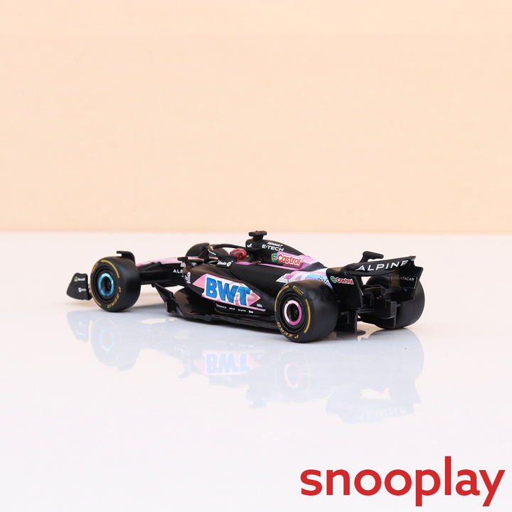 Bburago Original Alpine A524 - Esteban Ocon Licensed Diecast Car | 1:43 Scale (14 Years till Grown Ups)