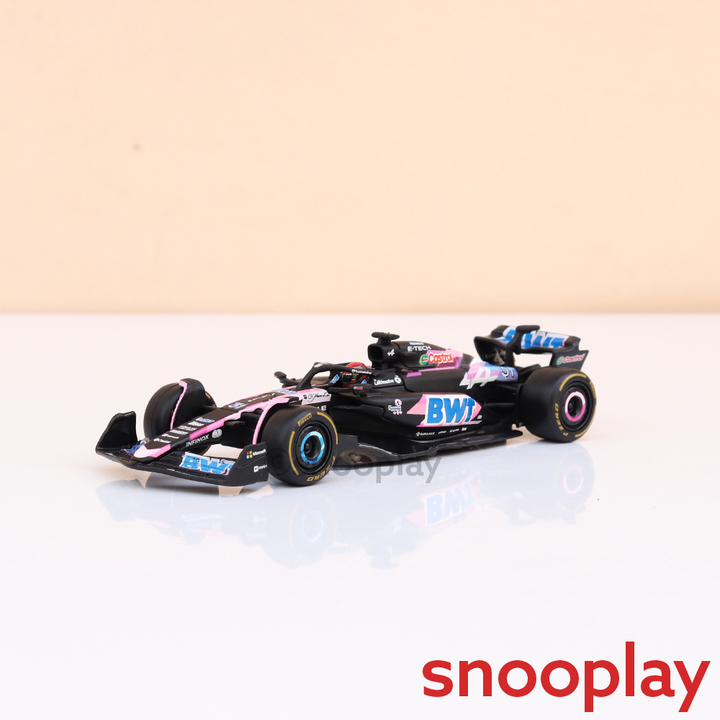 Bburago Original Alpine A524 - Esteban Ocon Licensed Diecast Car | 1:43 Scale (14 Years till Grown Ups)