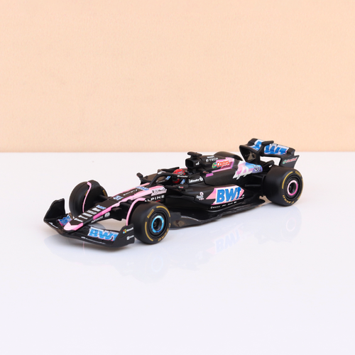 Bburago Original Alpine A524 - Esteban Ocon Licensed Diecast Car | 1:43 Scale (14 Years till Grown Ups)