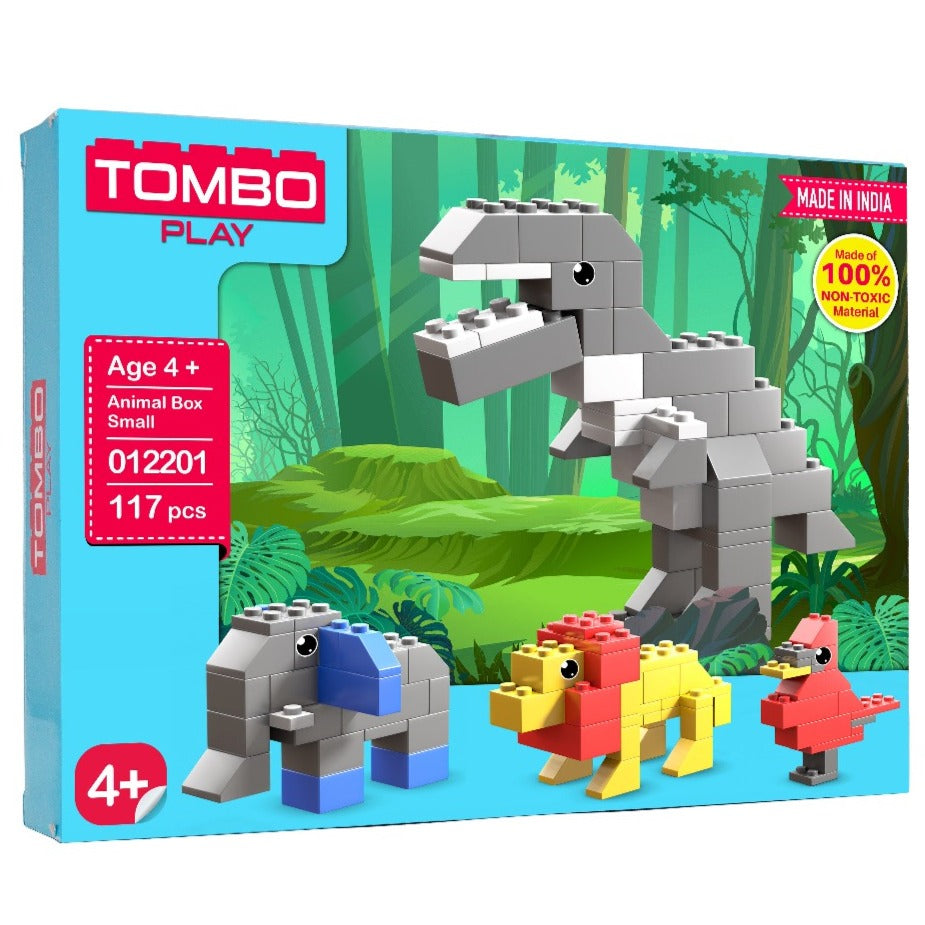 Animal Box Small (Building Blocks Set) - 117 Pieces