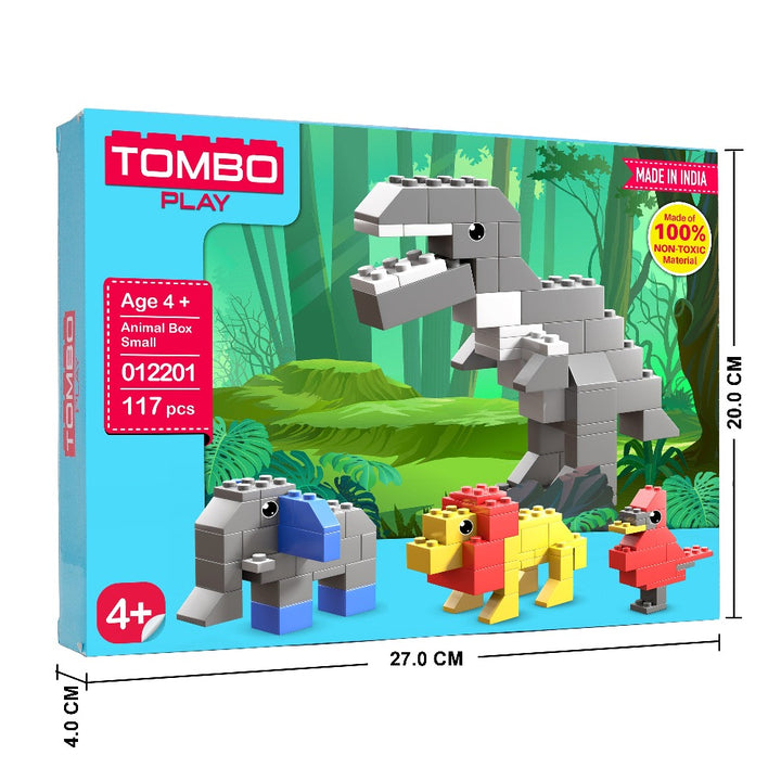 Animal Box Small (Building Blocks Set) - 117 Pieces