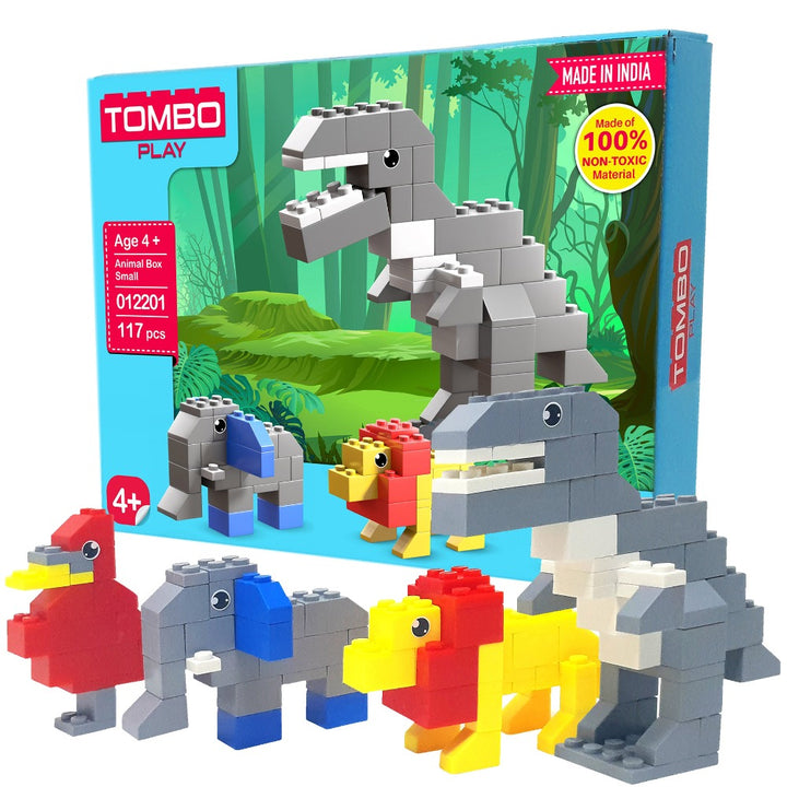 Animal Box Small (Building Blocks Set) - 117 Pieces