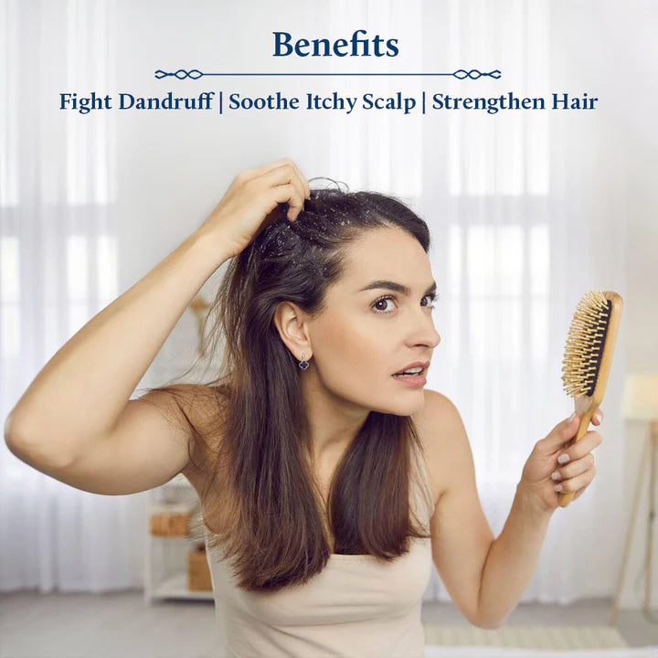 Blue Nectar Briganantadi Shikakai Anti-Dandruff Unisex Shampoo (26 Herbs) - 200ml