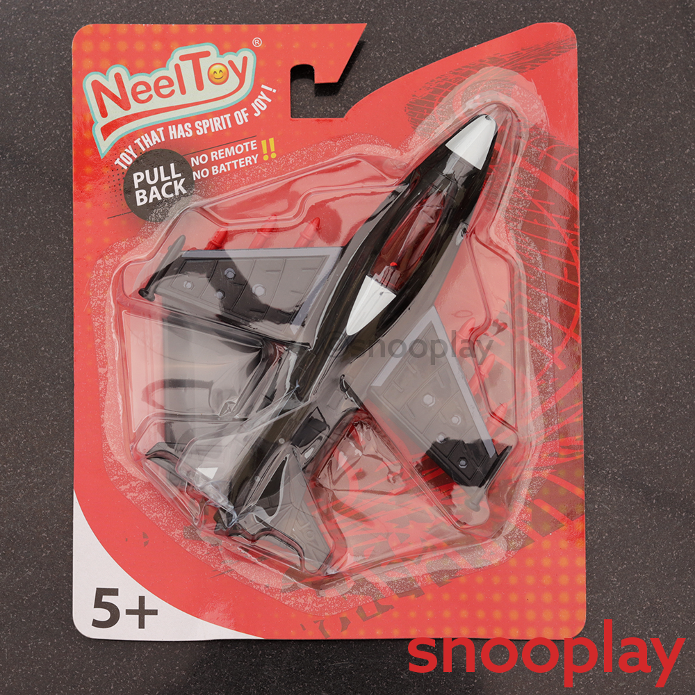 Army Fighter Plane Pull Back Toy