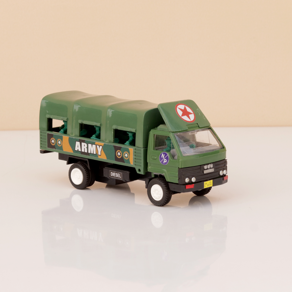 Army Truck DCM Pull Back Toy