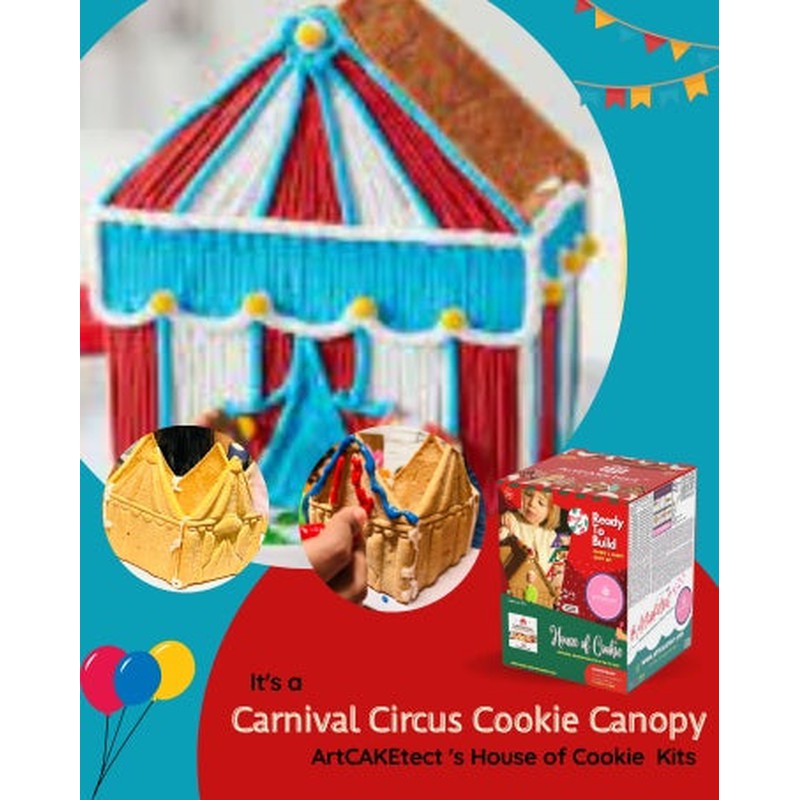 Carnival Cookie Circus Canopy (House of Cookie Kit) | COD Not Available