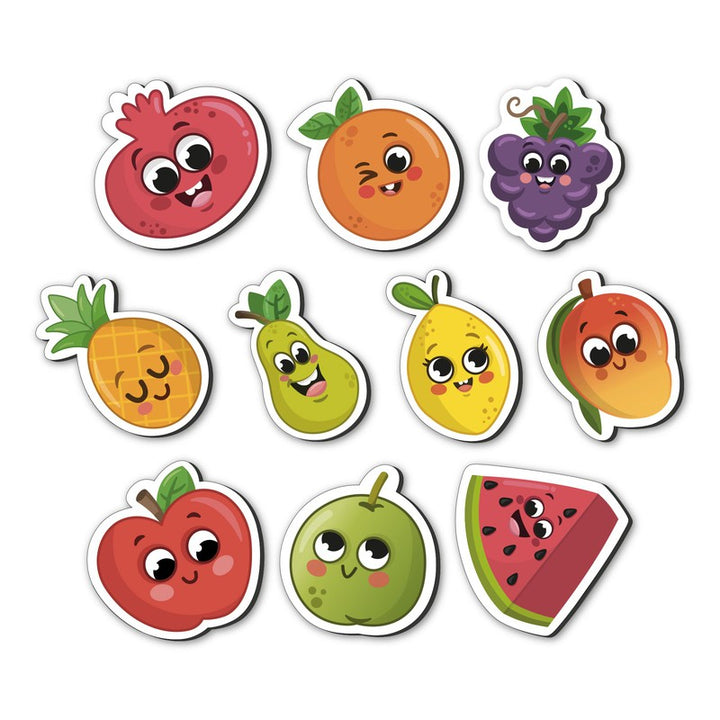 Fruits Fridge Magnets Magnetic Cut Outs (Set of 12)