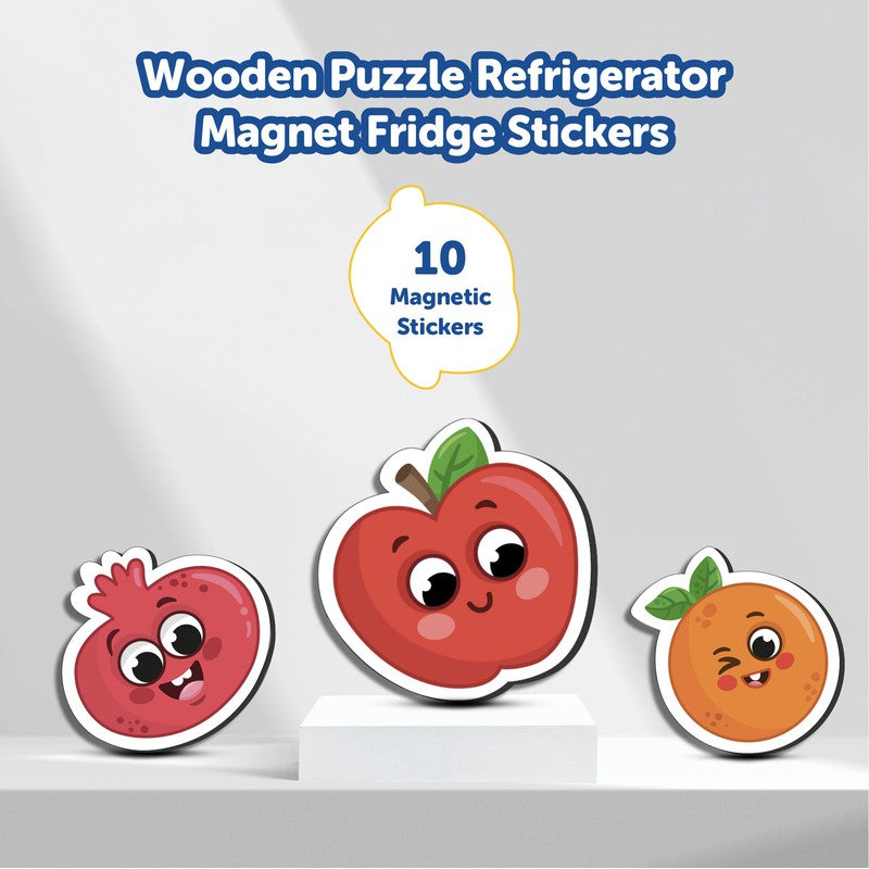 Fruits Fridge Magnets Magnetic Cut Outs (Set of 12)