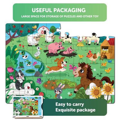 Farm Animal Premium (48 Pieces Puzzle)