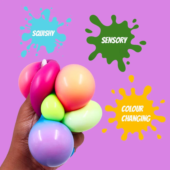 Scoobies Mini Tint Balls – Color-Changing Squishy Balls (Set of 4) | Stress Relief & Sensory Play