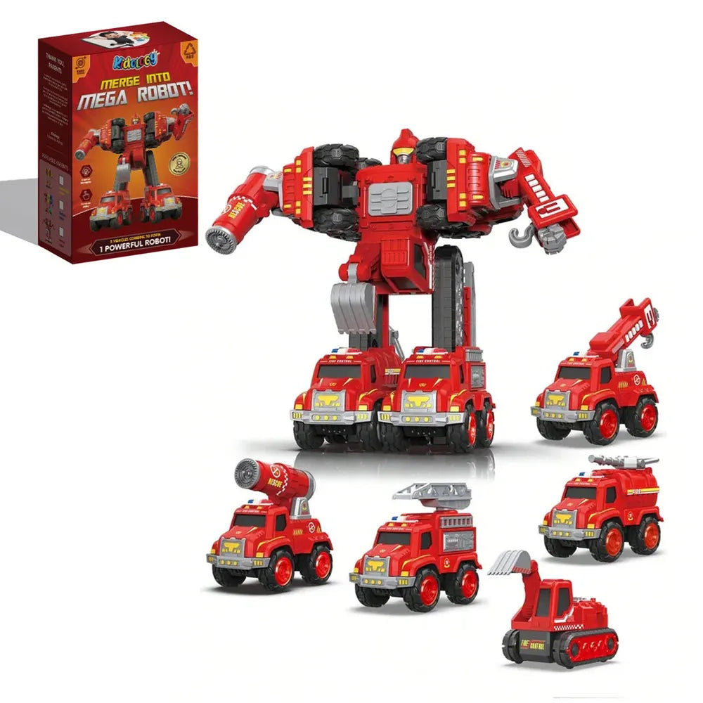 Kidology 5 in 1 Robot Toy Set for Kids | Creative Construction