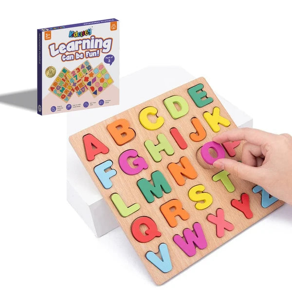 Kidology Montessori Wooden Board Puzzle | Activity Board for Kids